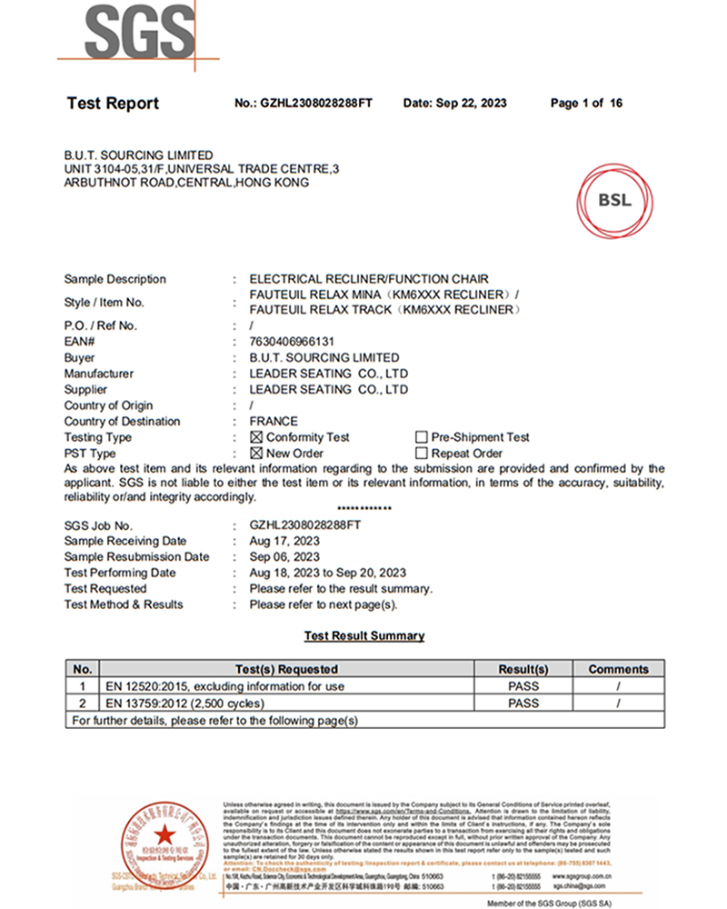 sgs report