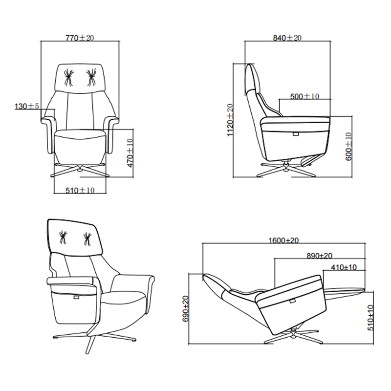 An excellent electric recliner KM6203