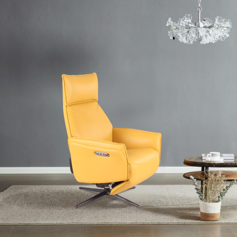 Custom Designing Functional Armchair / Recliner With Rechargeable Battery-KM6204