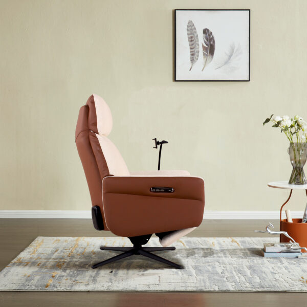 Custom Designing Functional Armchair / Recliner With Rechargeable Battery-KM6205 - Image 2