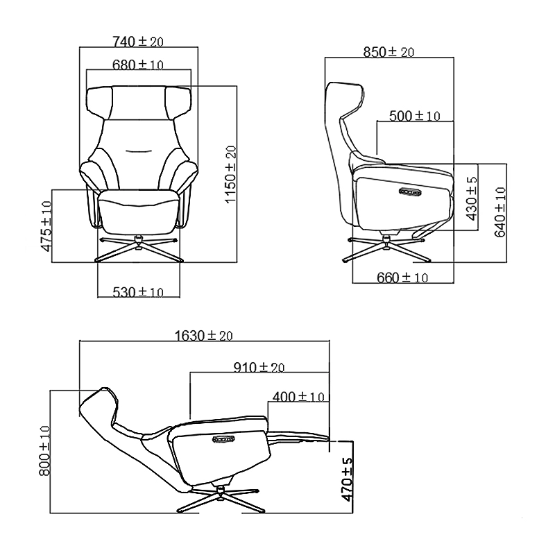 Electric recliner KM6003